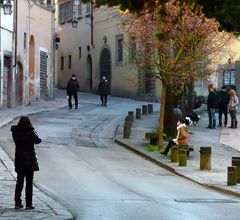 people in the square