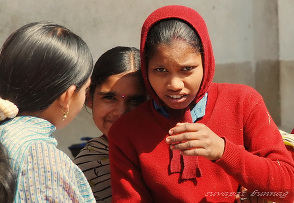 People in the street in GAYA