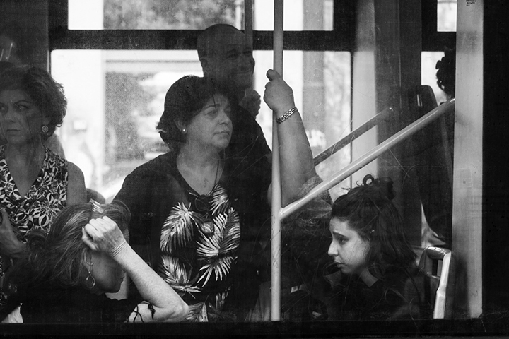 People on a Bus, Rome