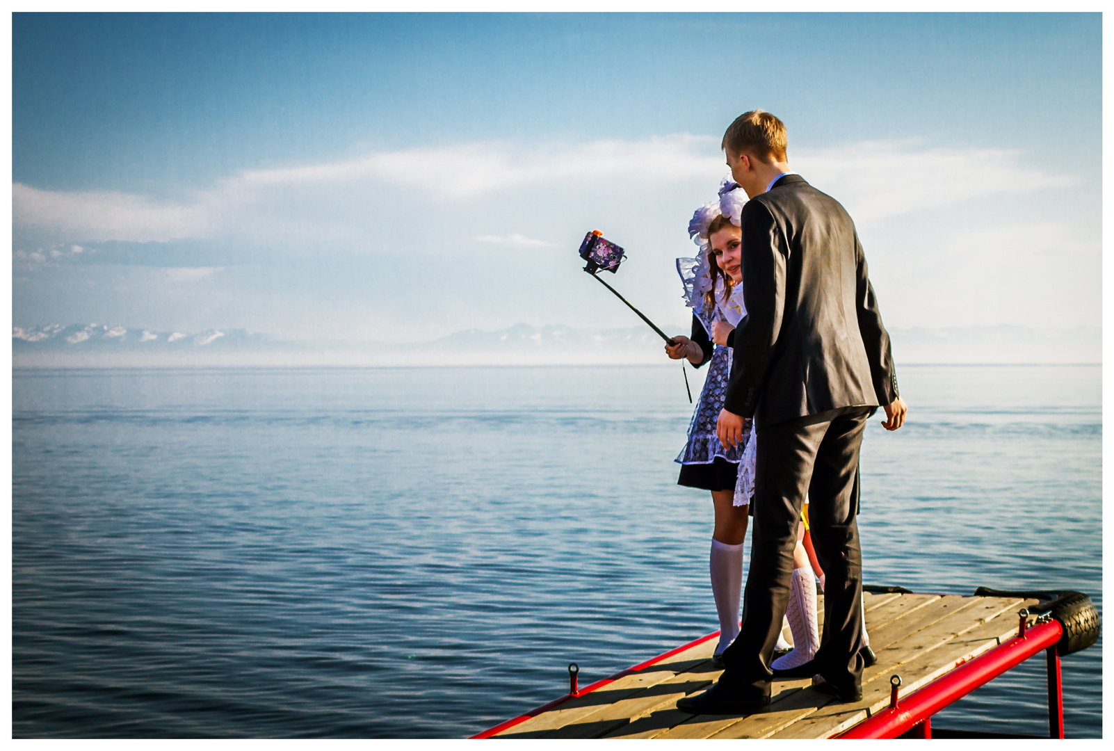 people on Baikal lake IV