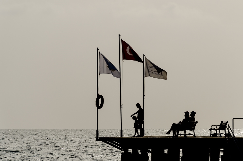 People On Landing Stage