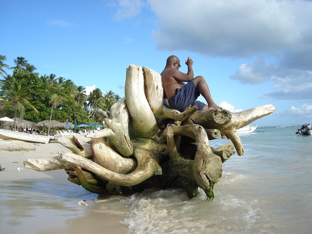 Pepe am Strand