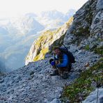 Peppi und ich auf dem Weg ins wunderschöne und einsame Landtal