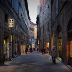 Per le strade di Siena a Gennaio