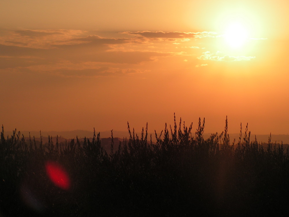 Per non farsi mancare un TRAMONTO