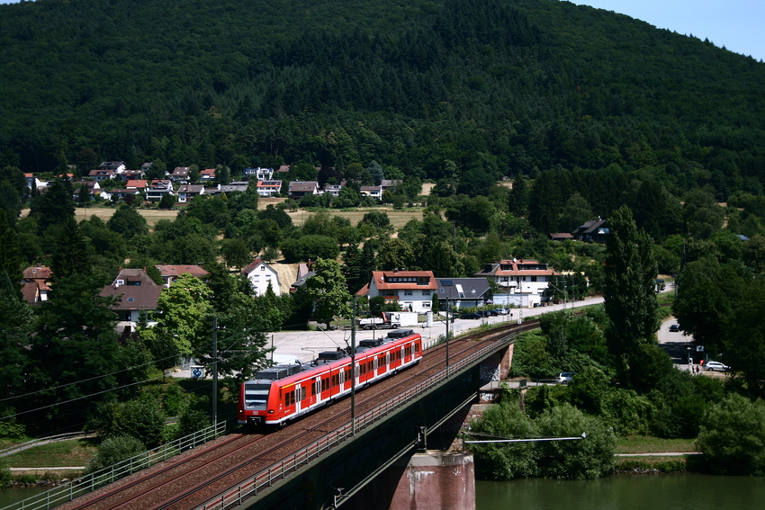 Per Quietschie über den Neckar