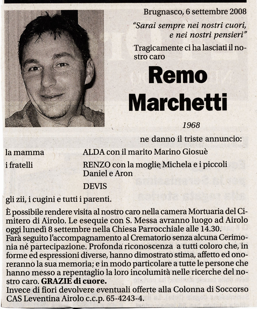 Per Remo Marchetti