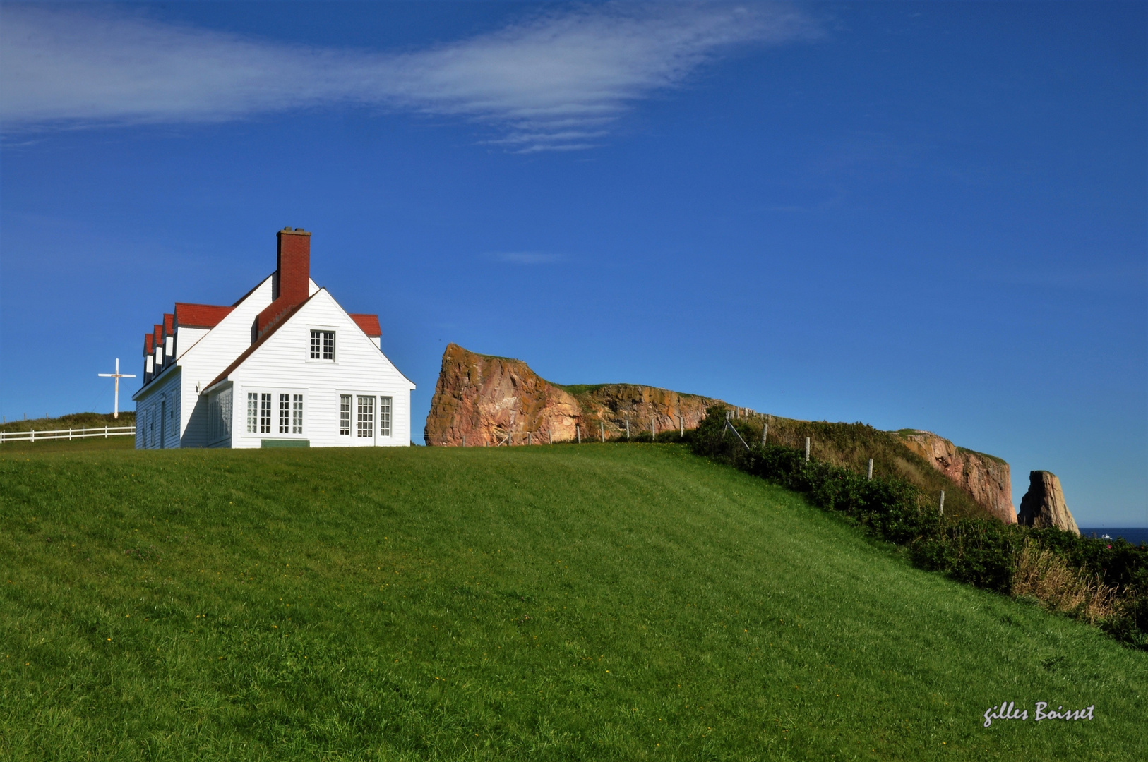  Percé la maison face au rocher