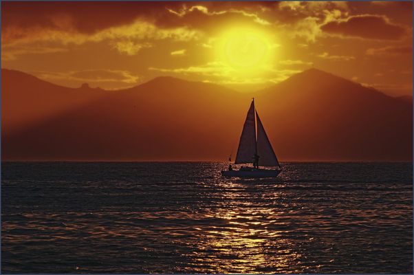  percée du soleil  pendant l orage....