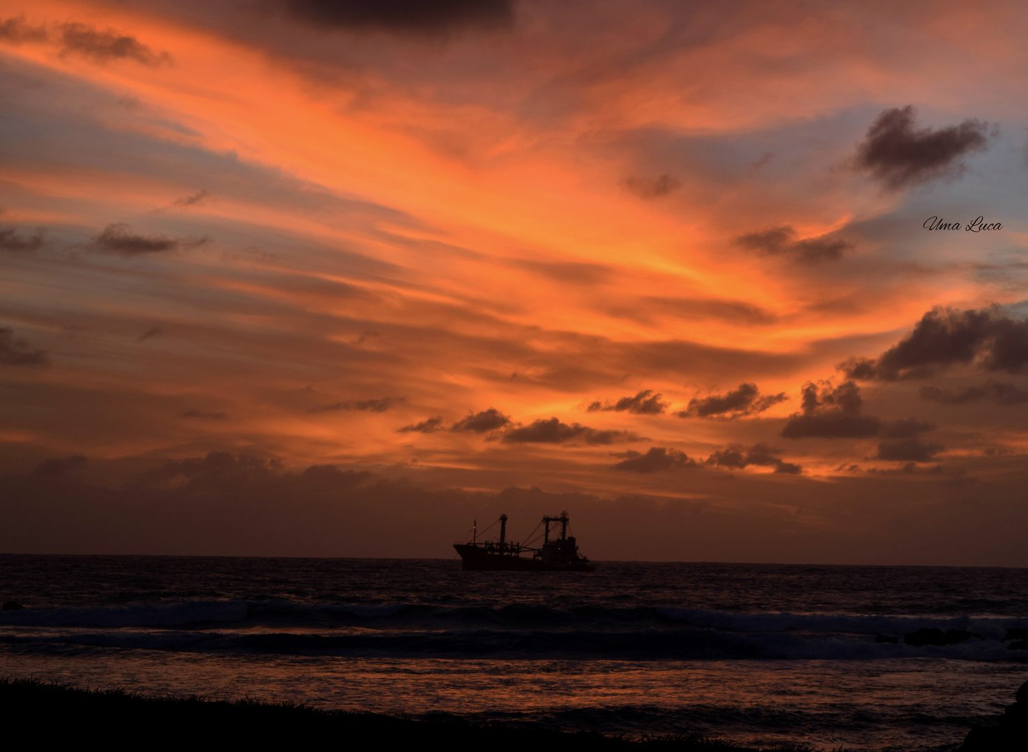 Perdido en el atardecer..