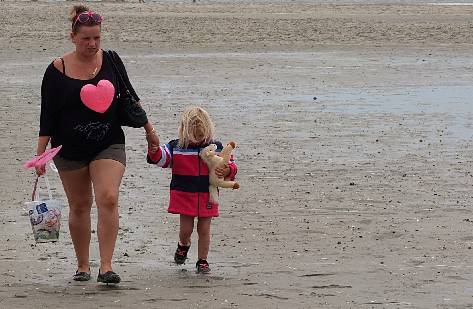 perfect time for a walk on the beach