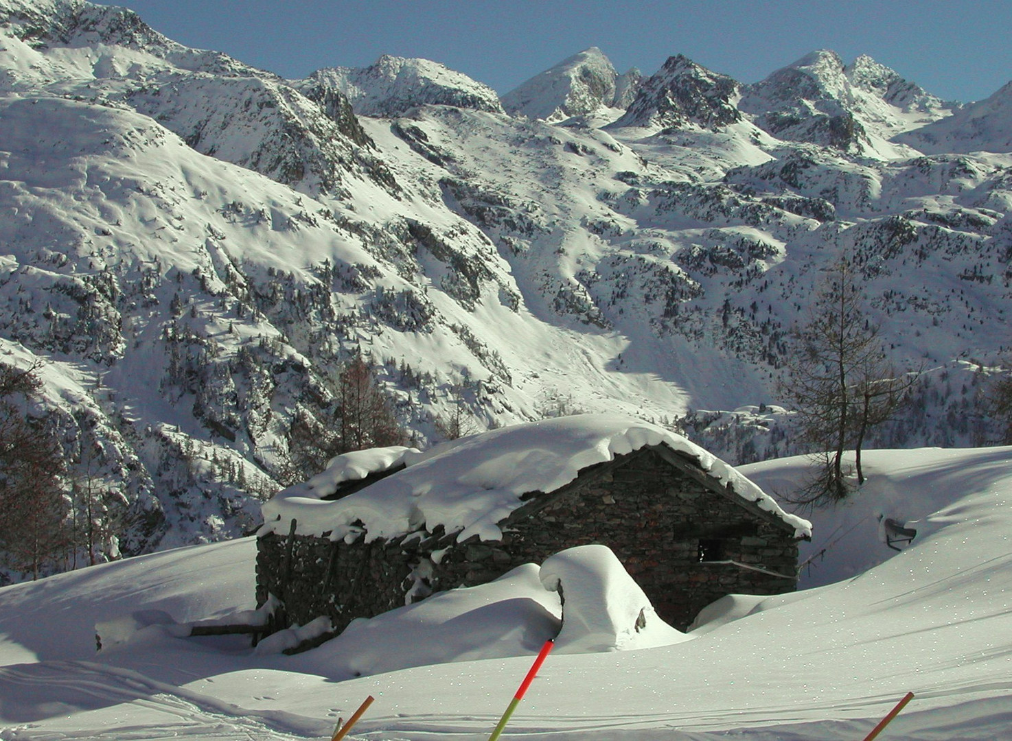 Perfekte Schneelage für eine Tour