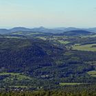 Perfekter Blick vom Elbsandsteingebirge und seinem höchsten Gipfel...