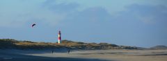 Perfekter Wind auf dem Ellenbogen auf Sylt,