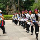 Performance in Stone Forest / Shilin