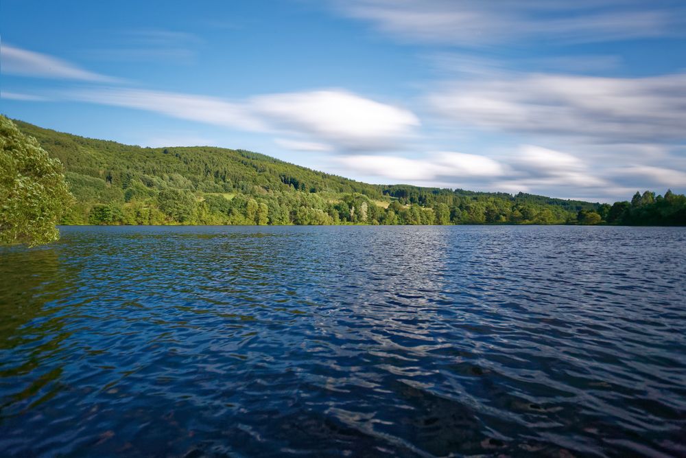 Perfstausee Breidenstein Foto & Bild wasser, wolken, natur Bilder auf