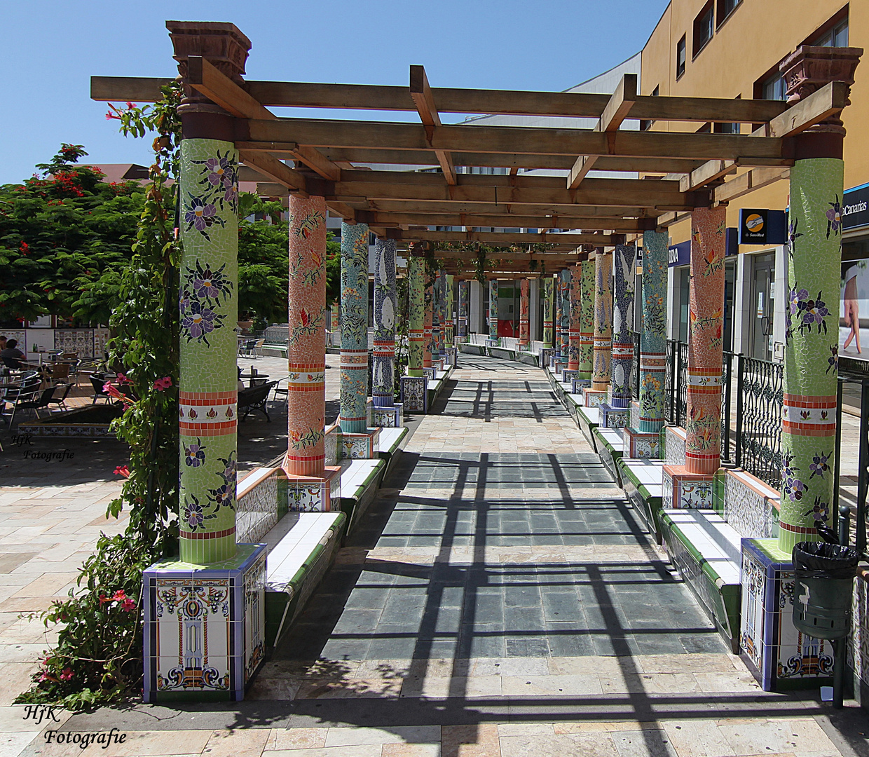  Pergola an der Plaza El Morro - Tazacorte