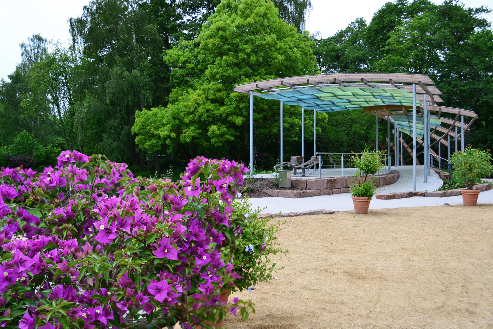 Pergola im Kurpark Bad Bevensen