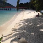 Perhentian Island, life is better at the white beach