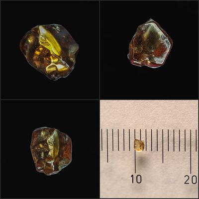 Peridot aus verschiedenen Richtungen aufgenommen