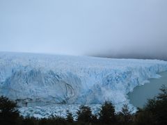 Perito Moreno im Nebel