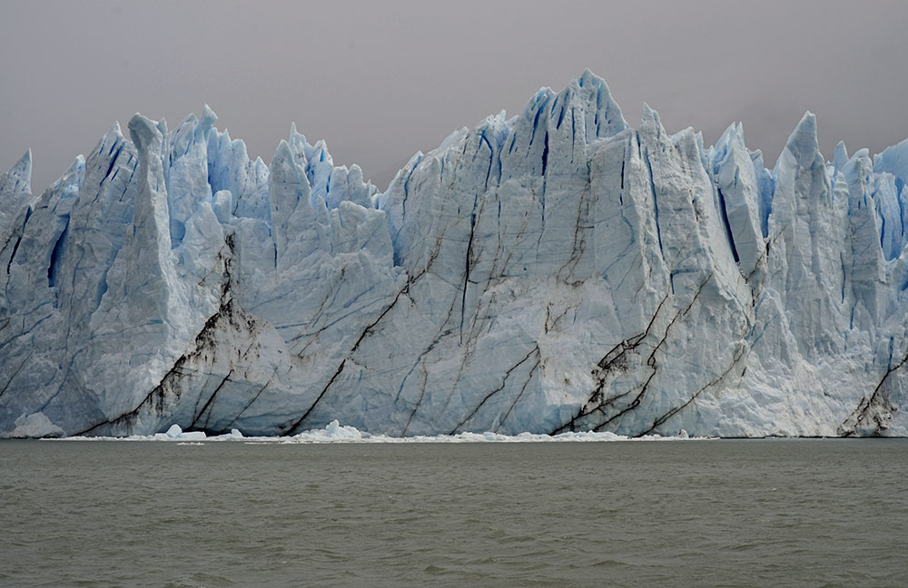 Perito Moreno in Pastellfarben