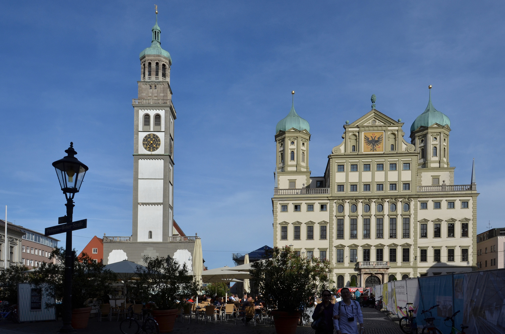 Perlach und Rathaus, Augsburg, September 2012