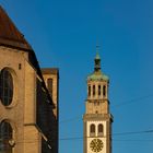 Perlachturm und Barfüßerkirche