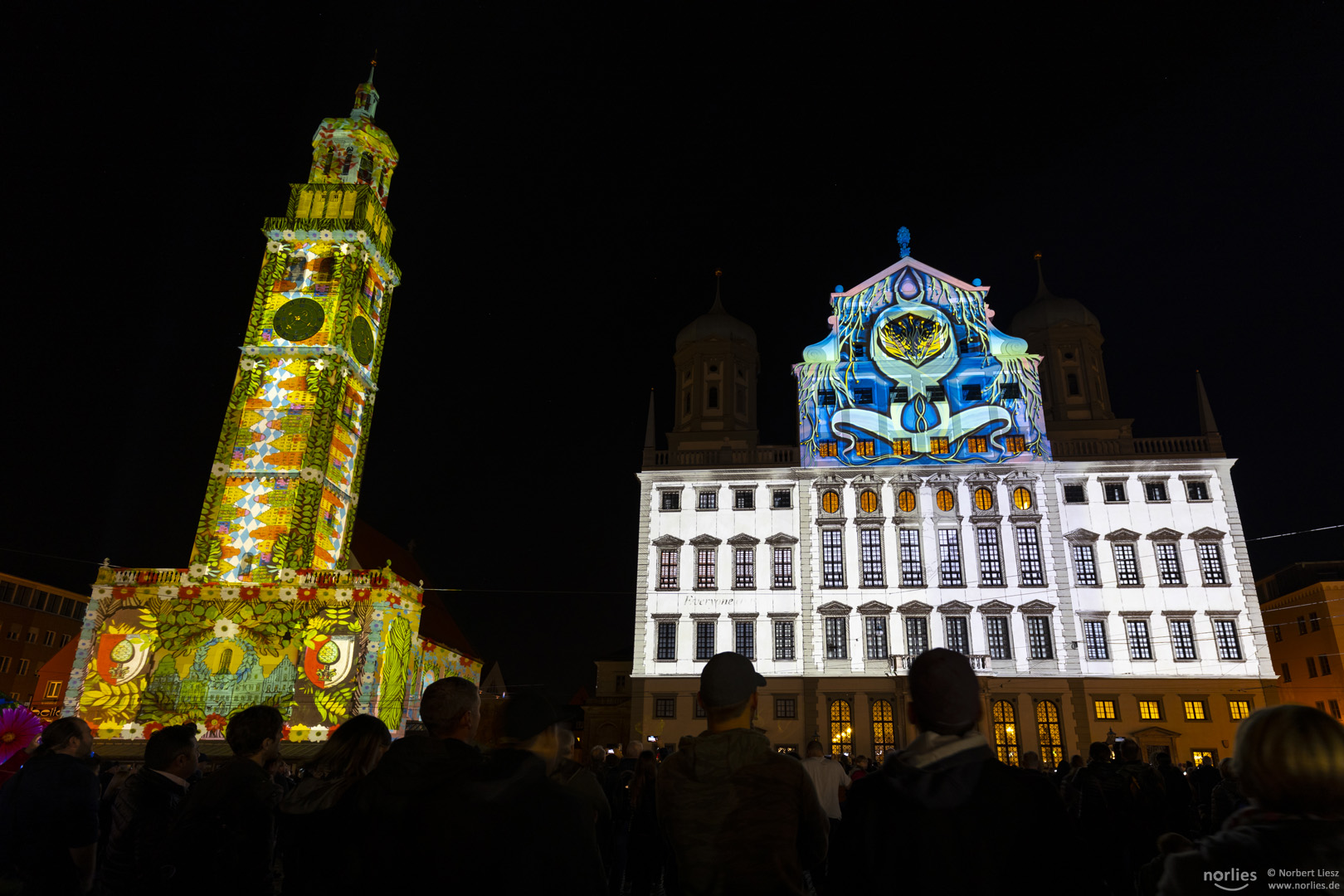 Perlachturm und Rathaus Augsburg