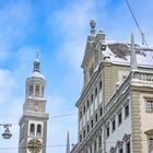 Perlachturm und Rathaus Augsburg im Winter