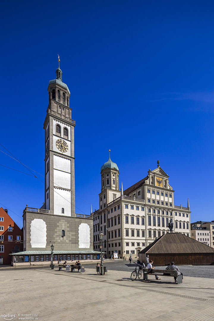 Perlachturm und Rathaus