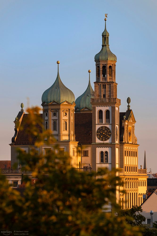 Perlachturm und Rathaus