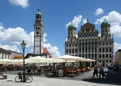 Perlachturm und Rathaus