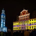 Perlachturm und Rathaus im Licht