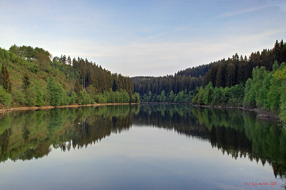 Perlenbachtalsperre in der Eifel