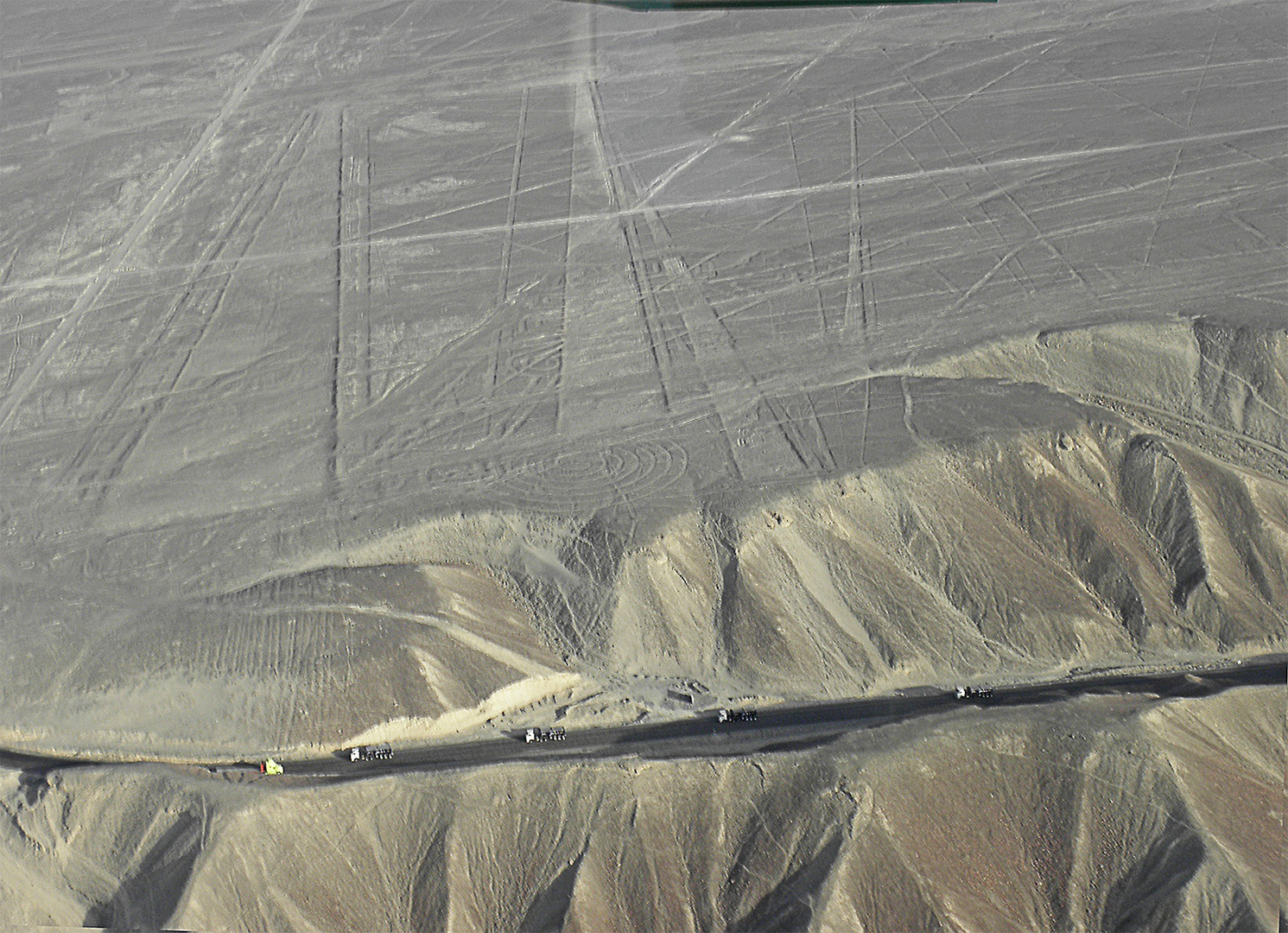 Perou lignes de Nazca une vue généraale du site