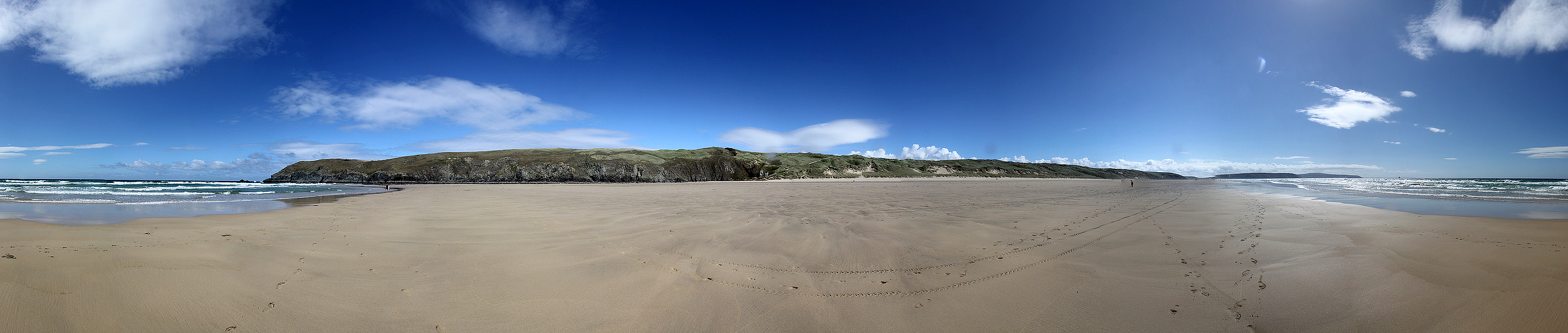 Perranporth Beach (16 pic pano)