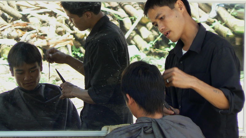 perruqueria al carrer a bac ha (vietnam)