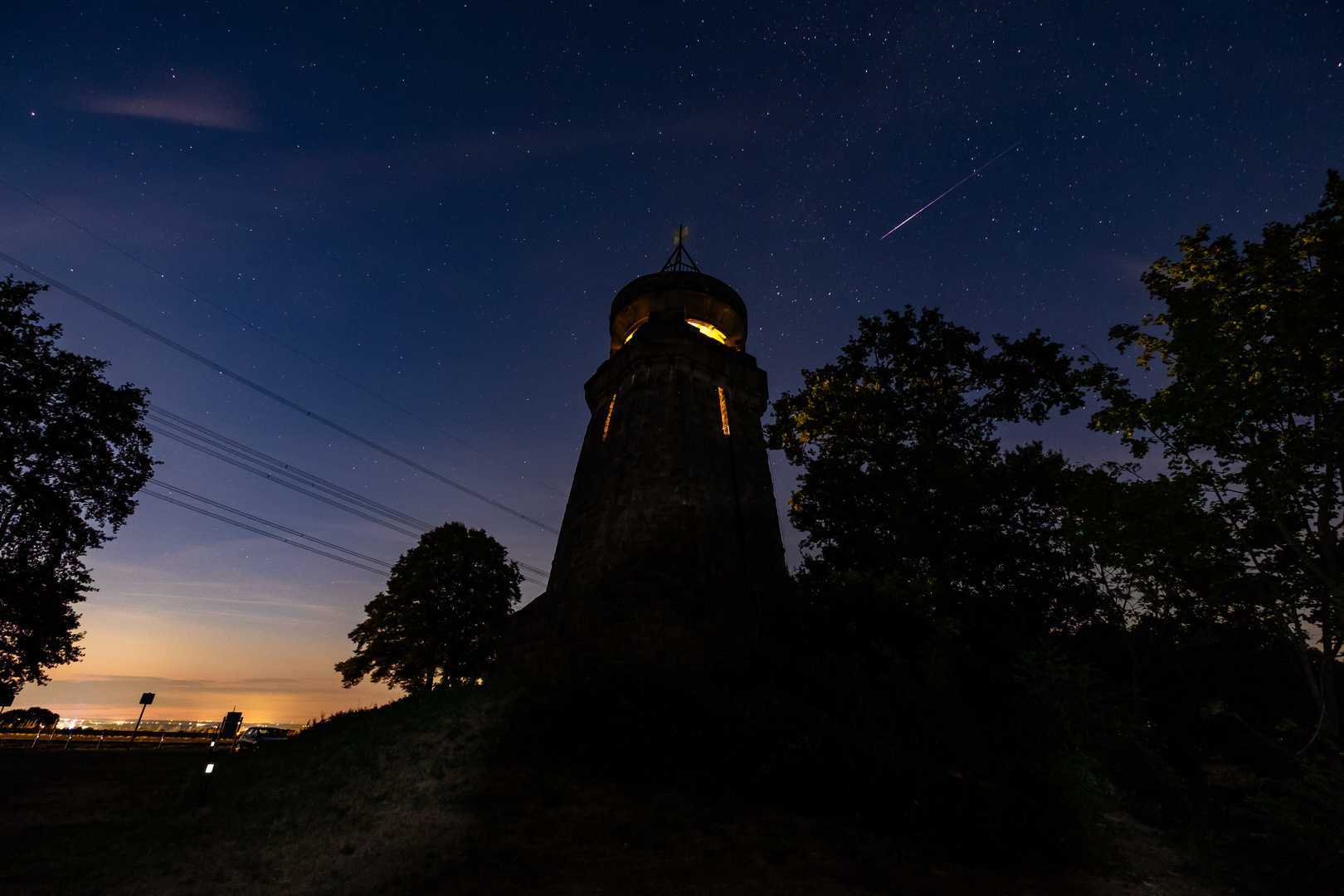 Perseiden August 2018 Bismarkturm