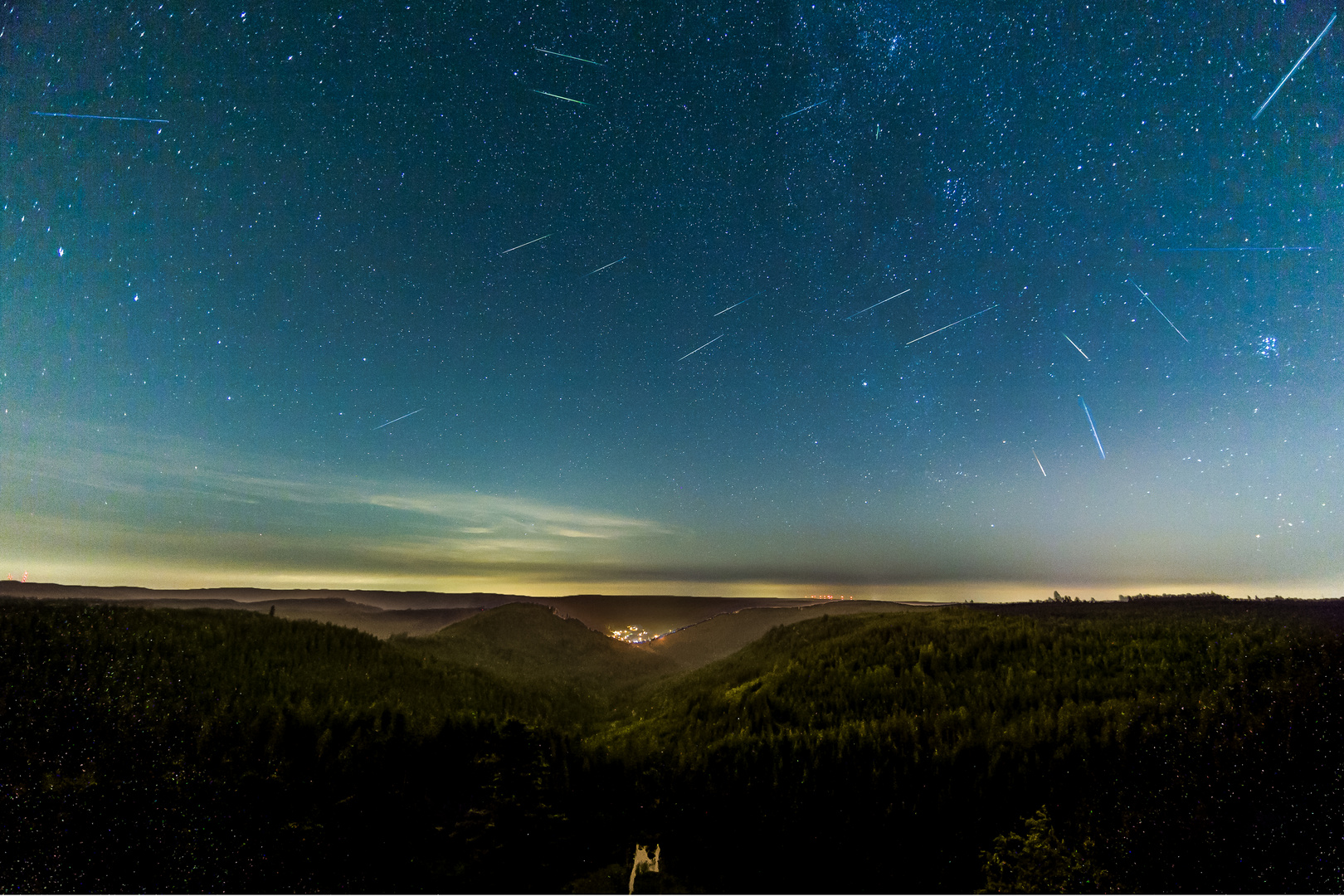 Perseiden über dem Schwarzwald