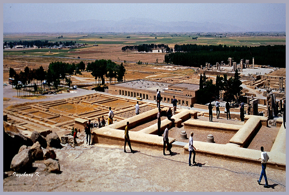 Persepolis - ein Überblick über einen Teil der alten Stadt