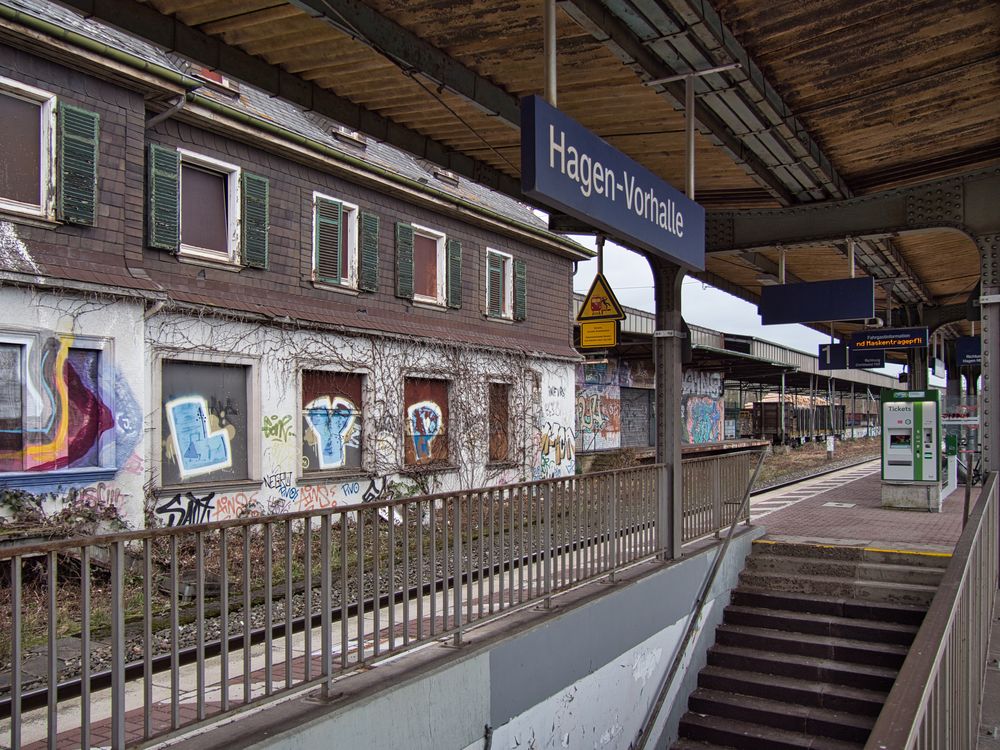 Personenbahnhof HagenVorhalle Foto & Bild eisenbahn Bilder auf