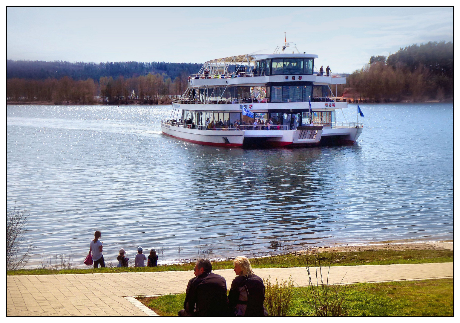 Personenschifffahrt am Brombachsee