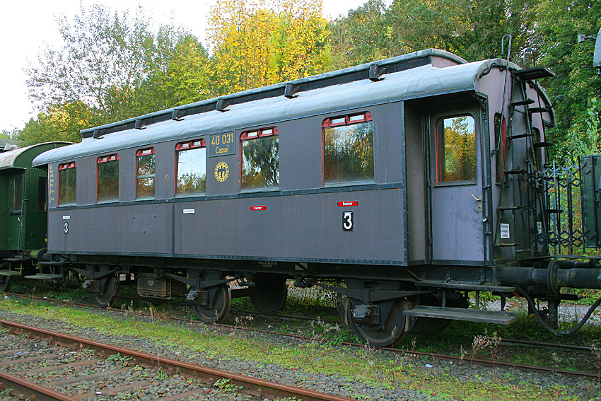 Personenwagen "40 031 Cassel" der Dampfzug-Betriebs-Gemeinschaft