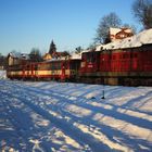 Personenzug auf Bergfahrt .