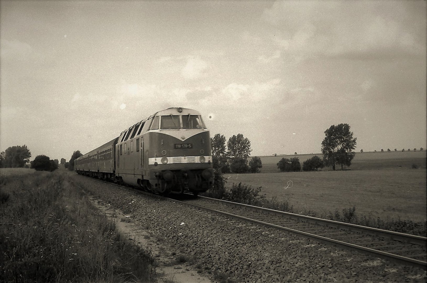 Personenzug bei Lampertswalde .