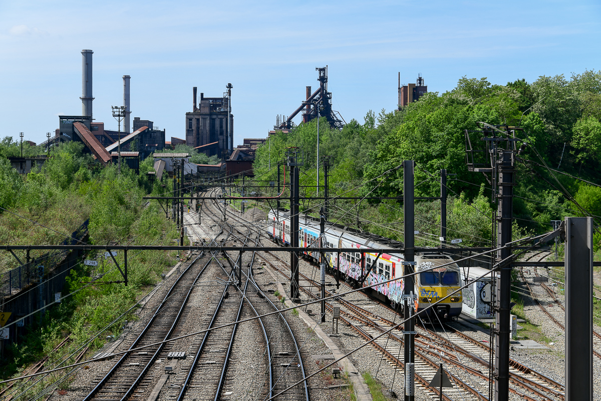 Personenzug bei Ougrée (B)