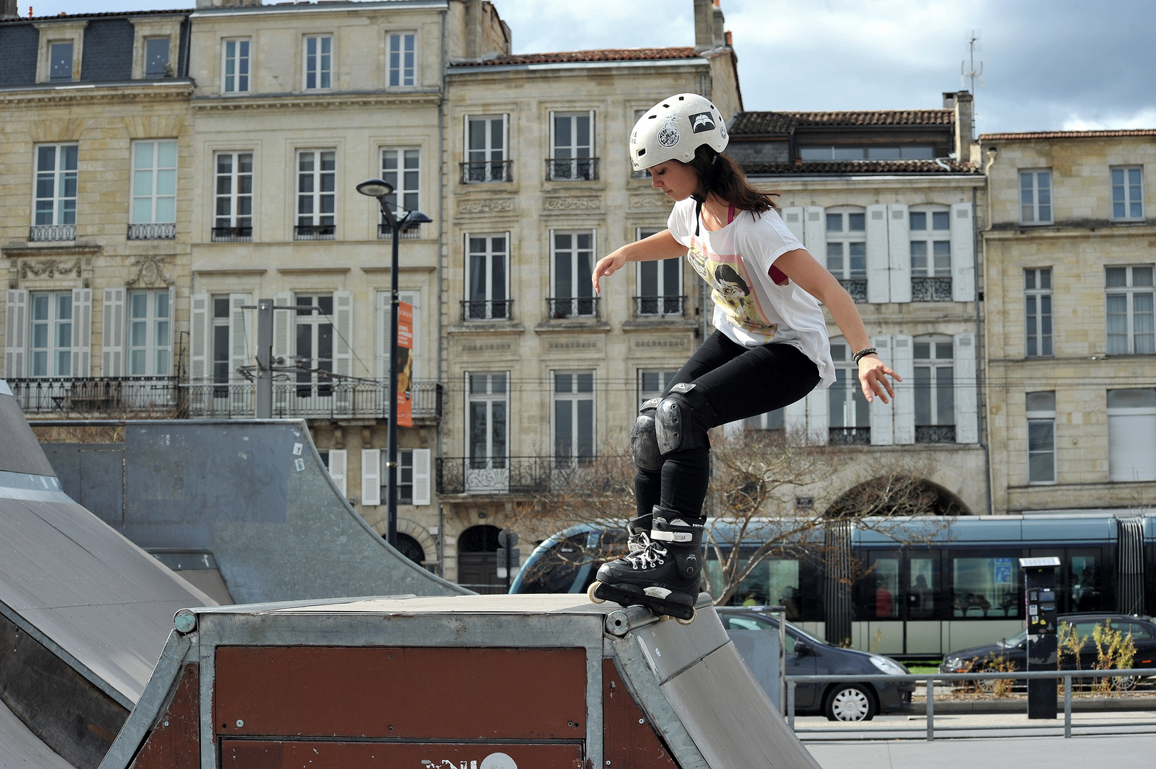 perspective skate parc girl 