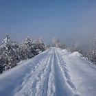 Perspektive im Schnee