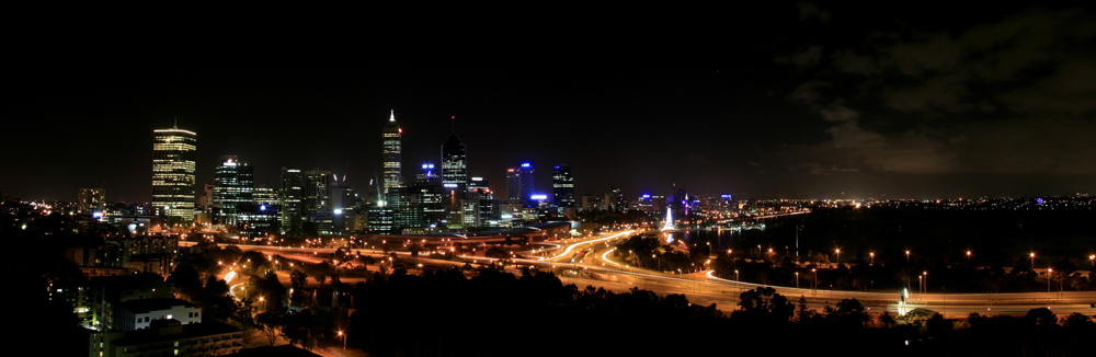 Perth at night